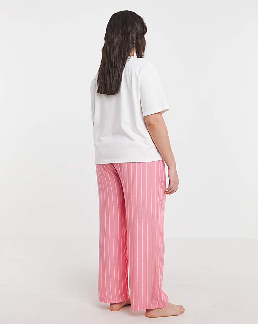 Sunset Lover Stripe Pant Pyjama Set