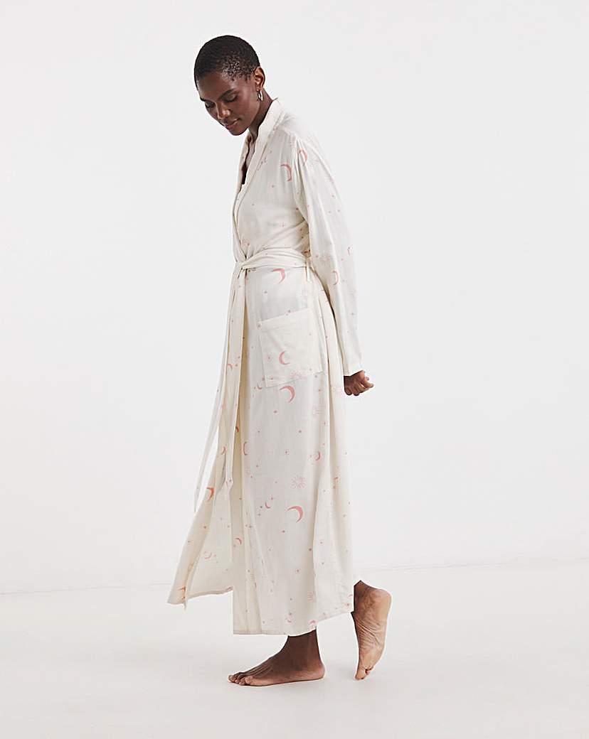 Celestial Linen Maxi Gown