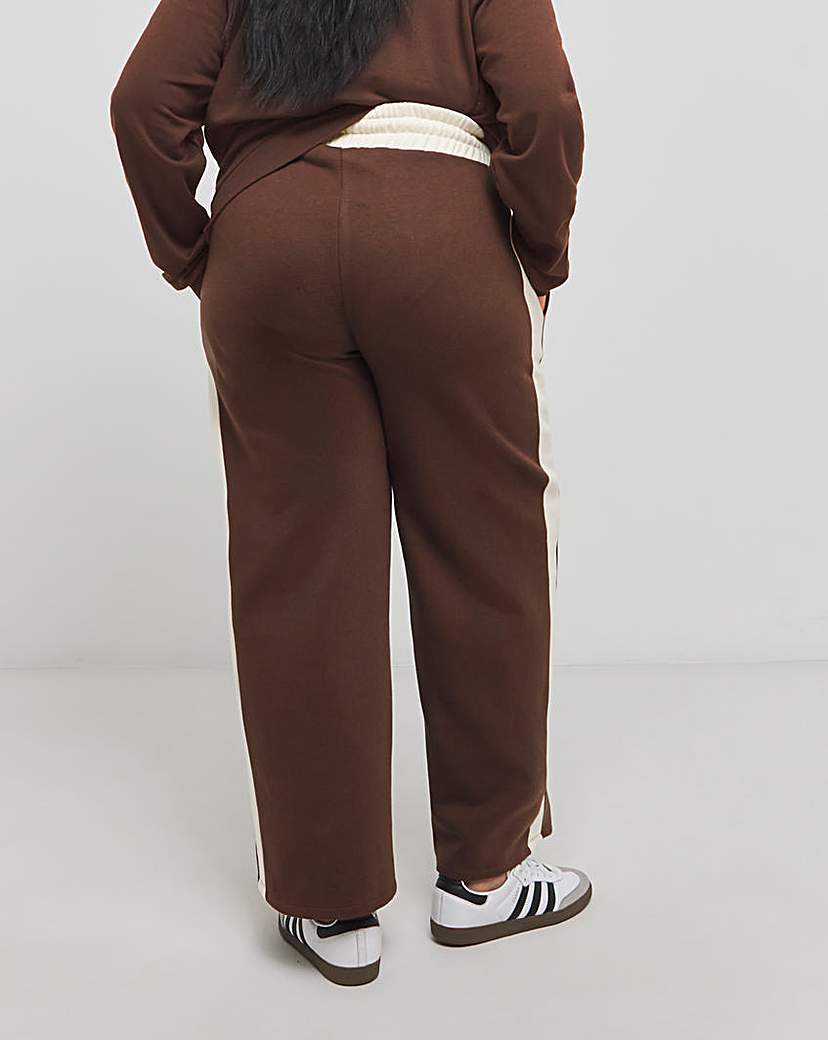 Side Stripe Wide Leg Joggers