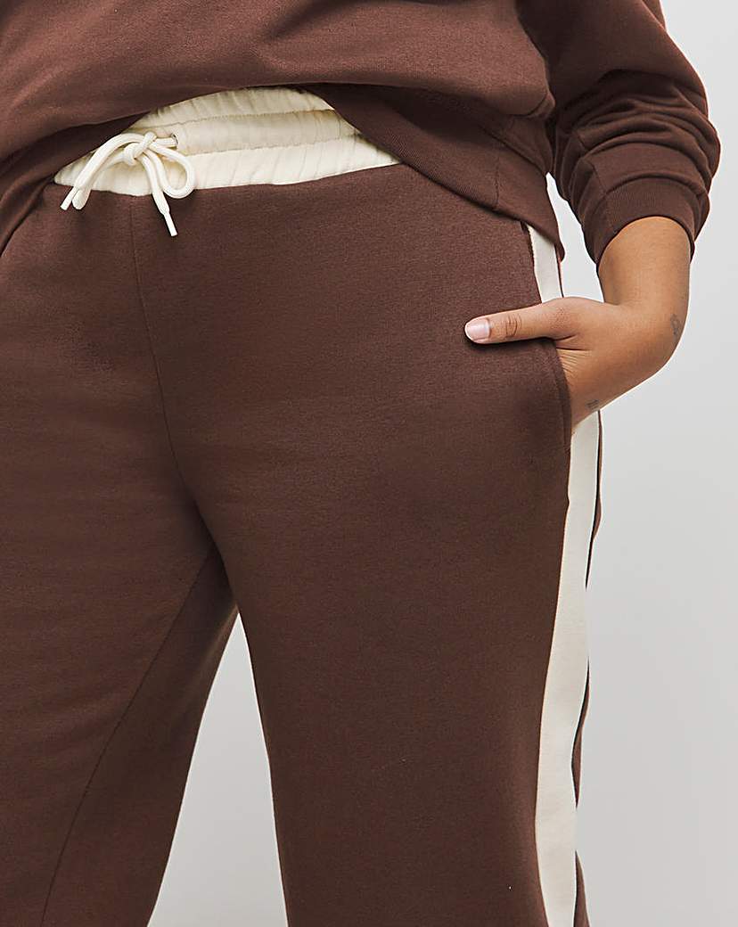 Side Stripe Wide Leg Joggers