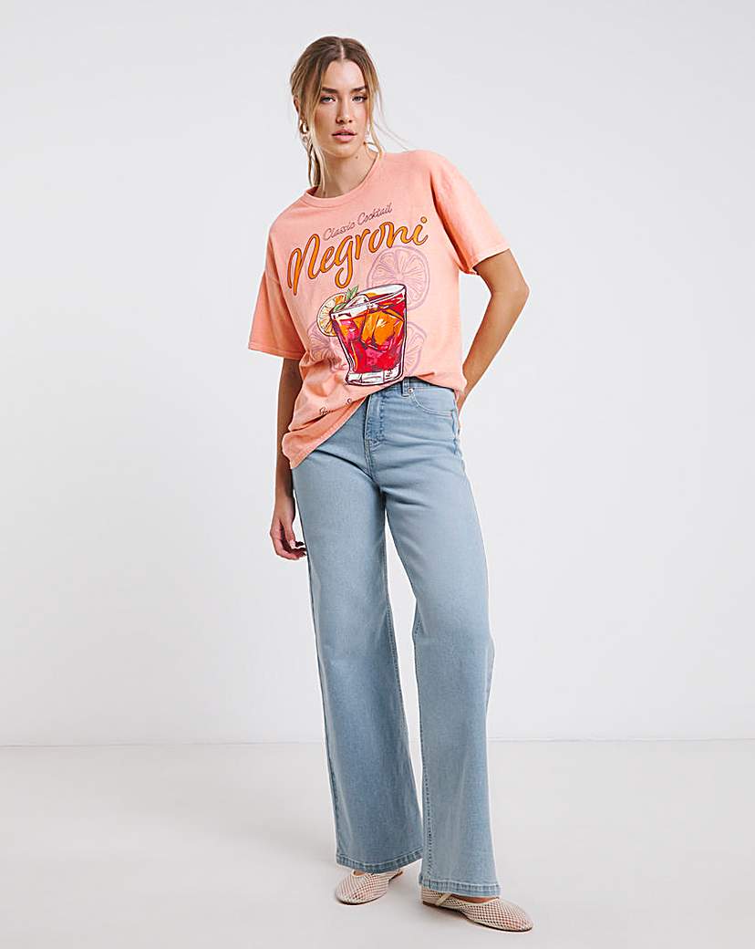 Negroni Cocktail Graphic T-Shirt