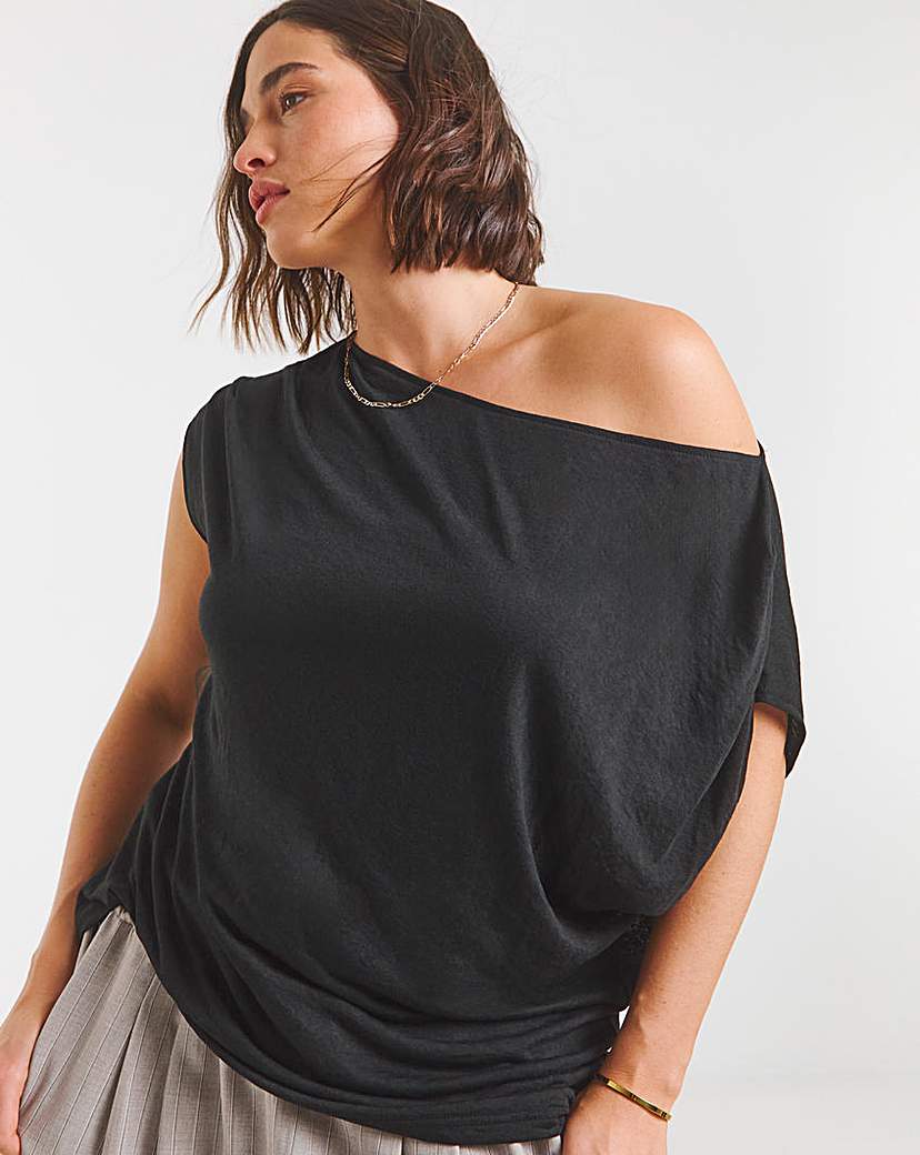 Mesh Off the Shoulder Top
