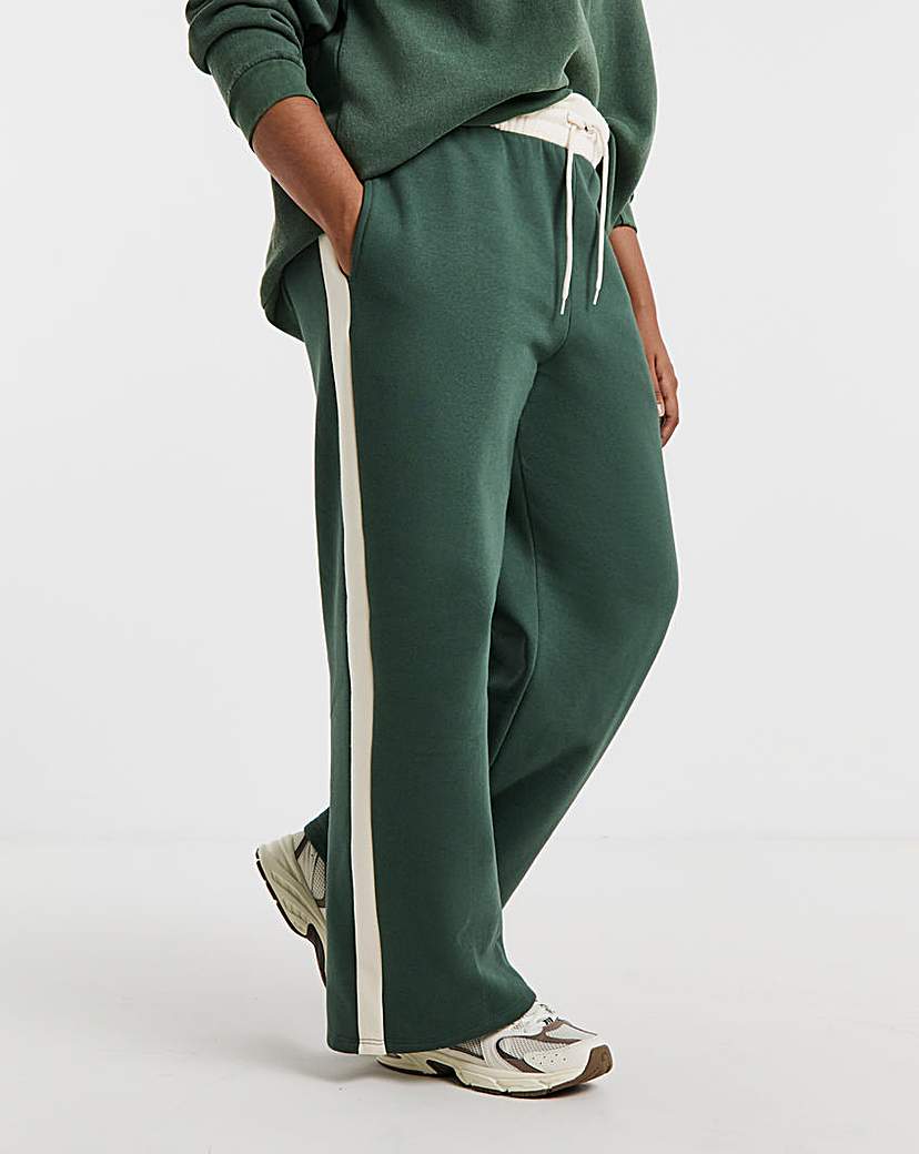 New In - Side Stripe Wide Leg Joggers