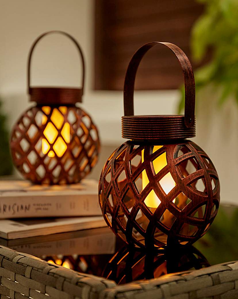 New In - Cool Flame Festival Lantern - Set of 2