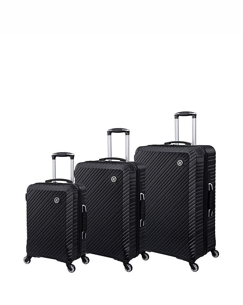 New In - IT Luggage Recline 3pc Suitcase Set