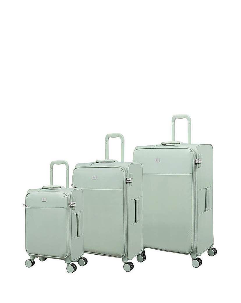 New In - IT Luggage Lustrous 3pc Suitcase Set