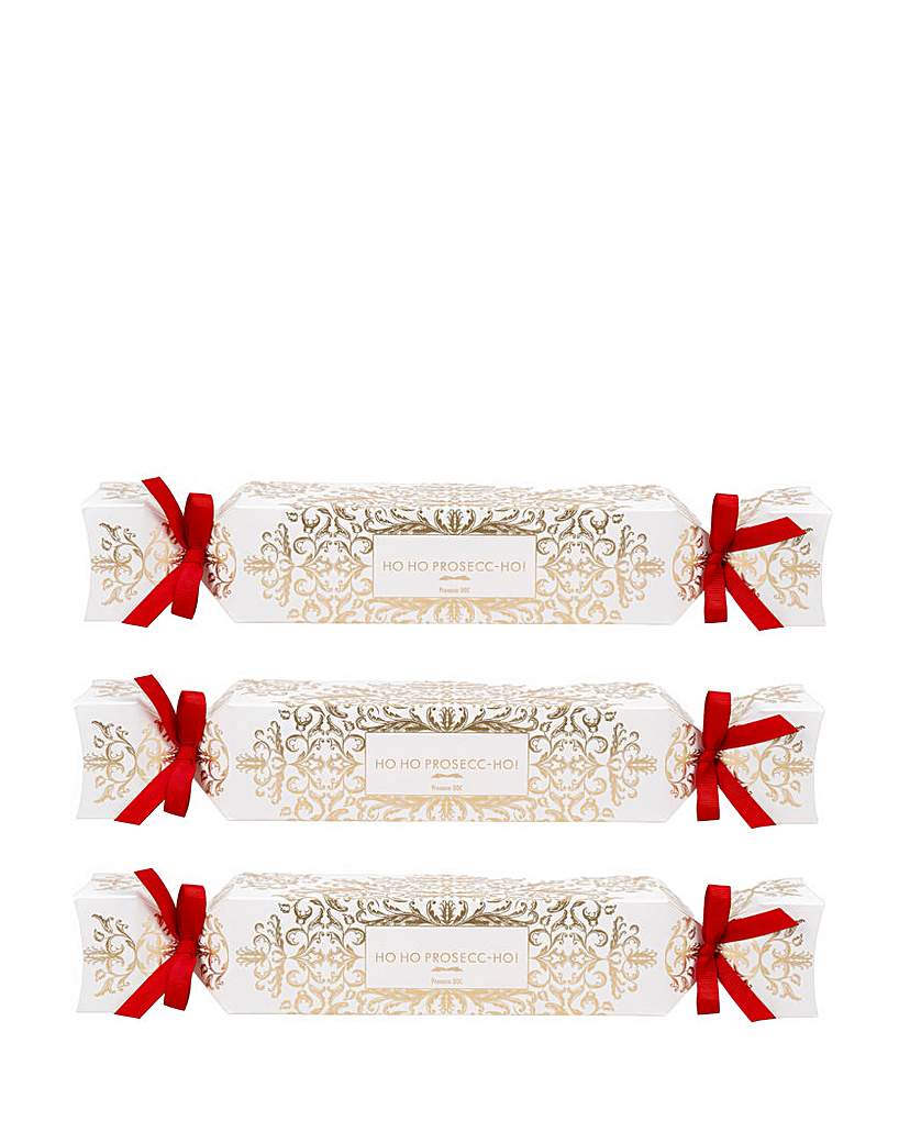 Prosecco Christmas Cracker Triple Pack