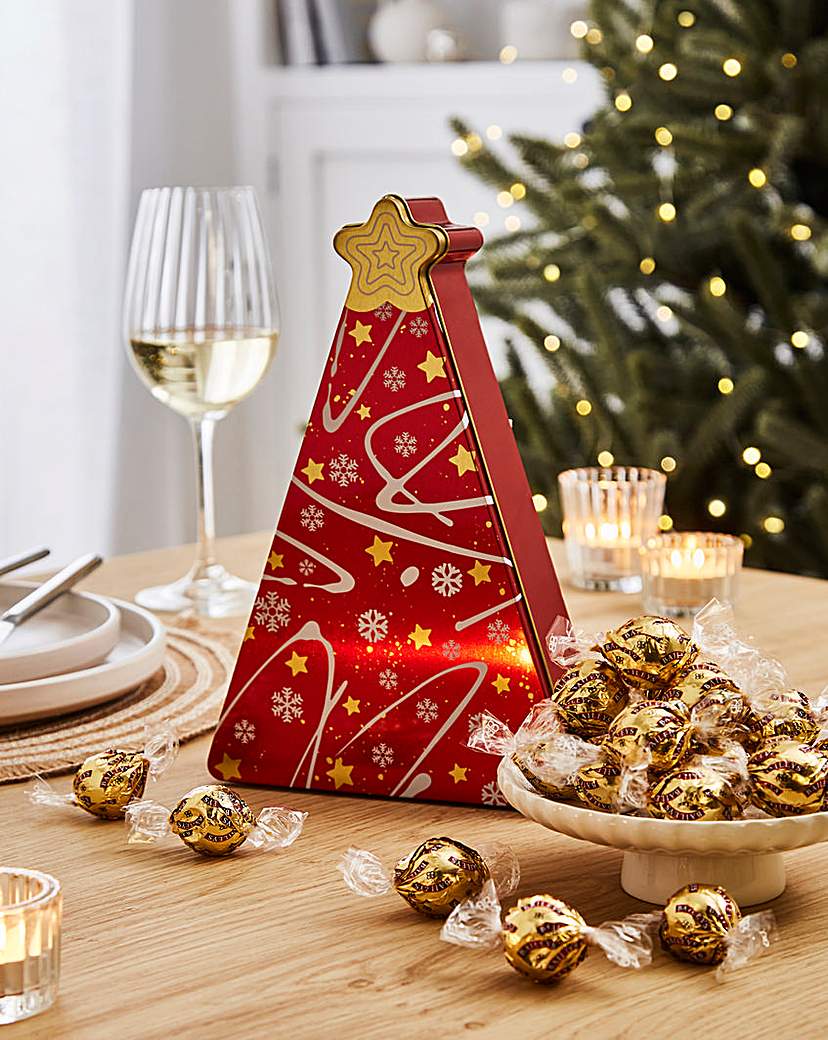 New In - Baileys truffles in Christmas tree tin