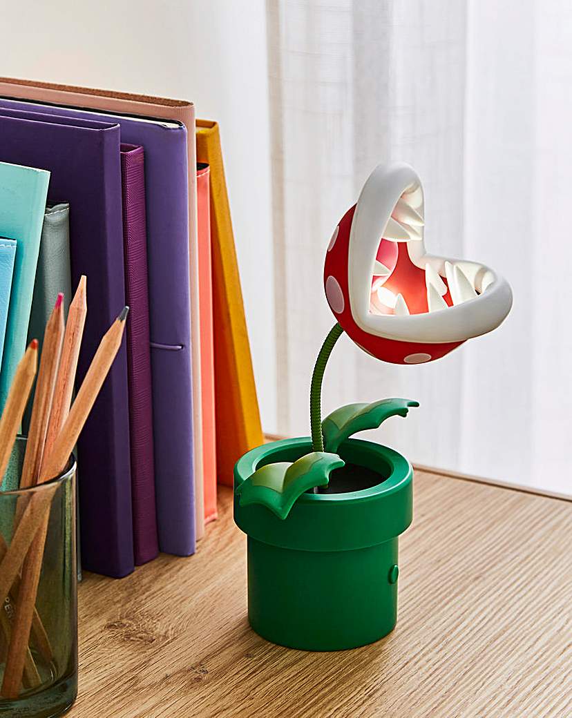 New In - Mini Piranha Plant Posable Lamp