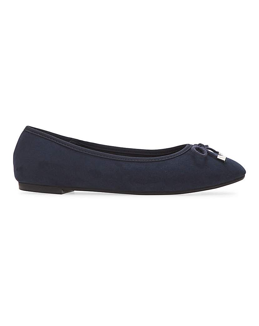 Flat Ballerina Shoes Extra Wide Fit
