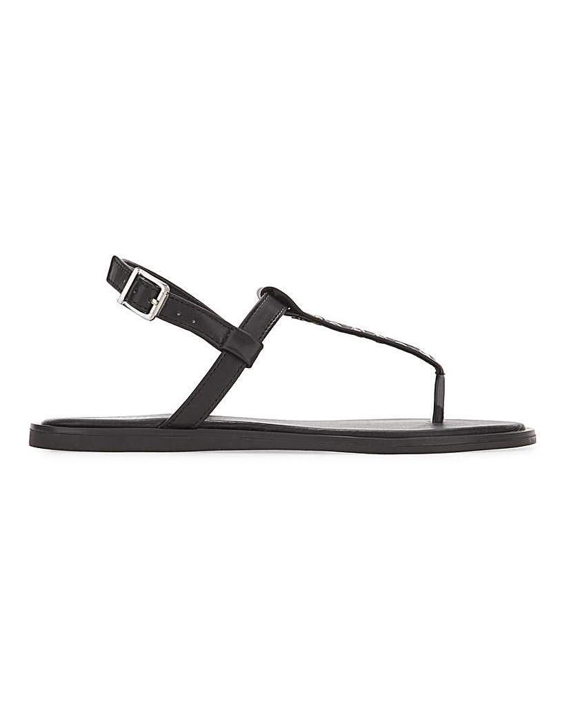 Image of Harness Toe Post Sandals Extra Wide Fit