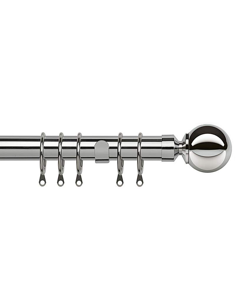 25-28mm Ball Extendable Curtain Pole