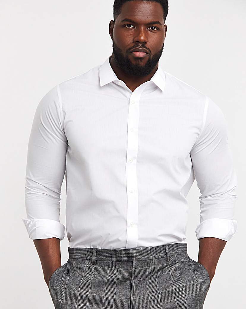 Long Sleeve Formal Shirt Long White Jacamo …