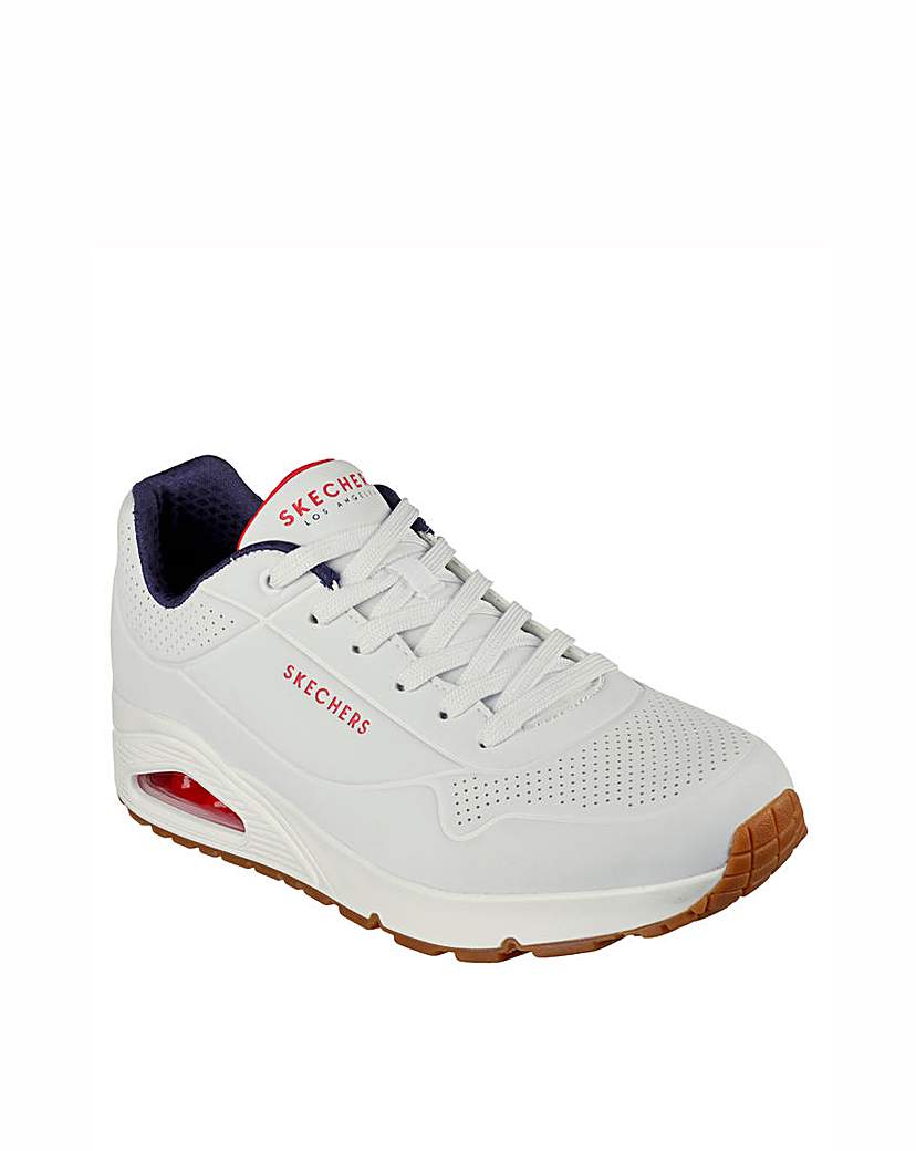Skechers Uno Stand In Trainer - White