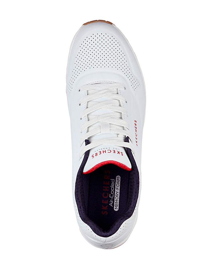 Skechers Uno Stand In Trainer - White
