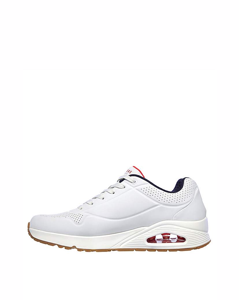 Skechers Uno Stand In Trainer - White