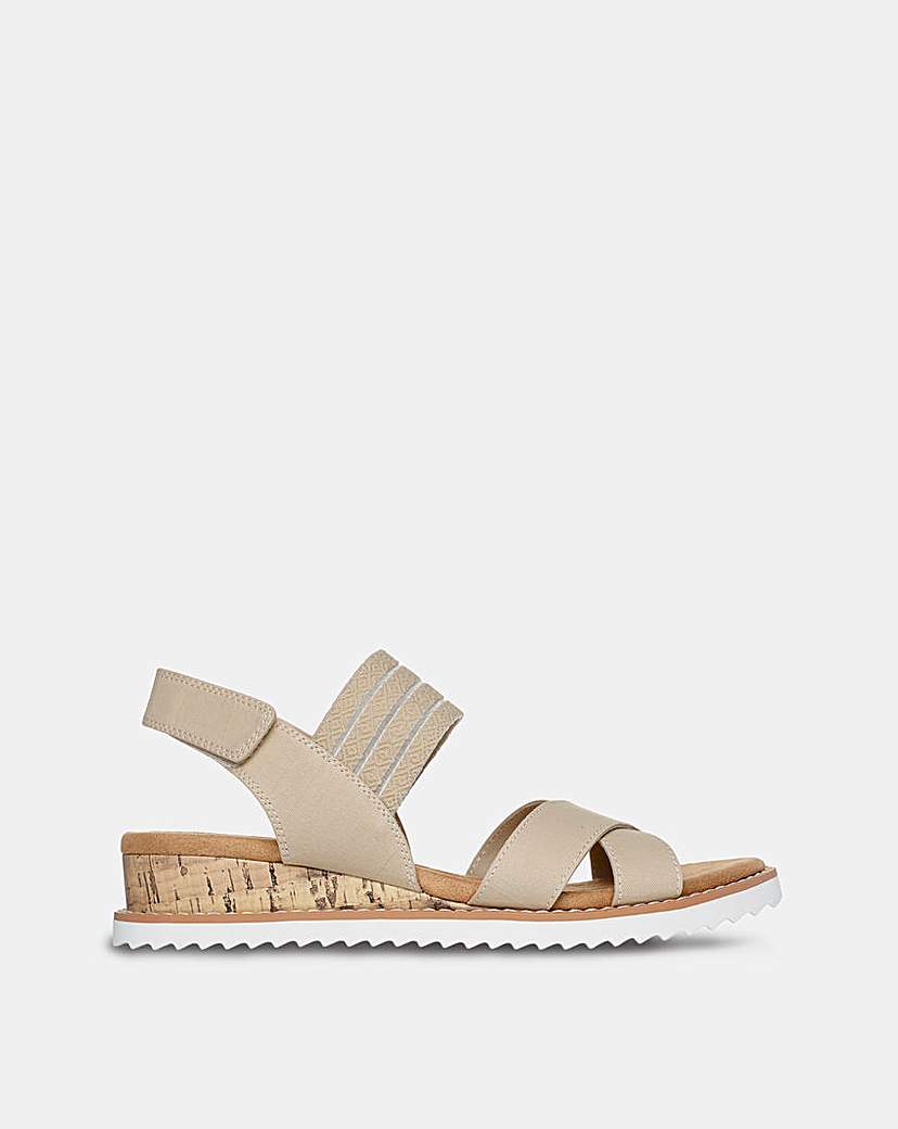 Skechers Desert Kiss Sandals Wide Fit