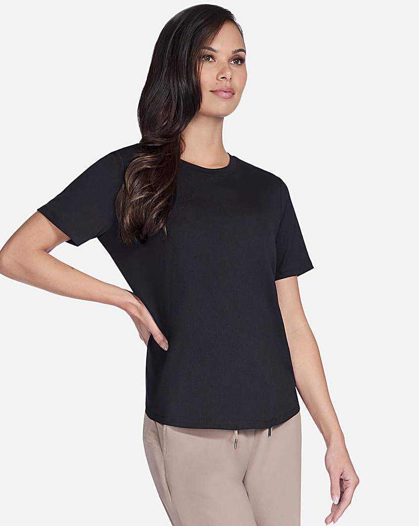 New In - Skechers Go Walk Luxe Rib T-Shirt