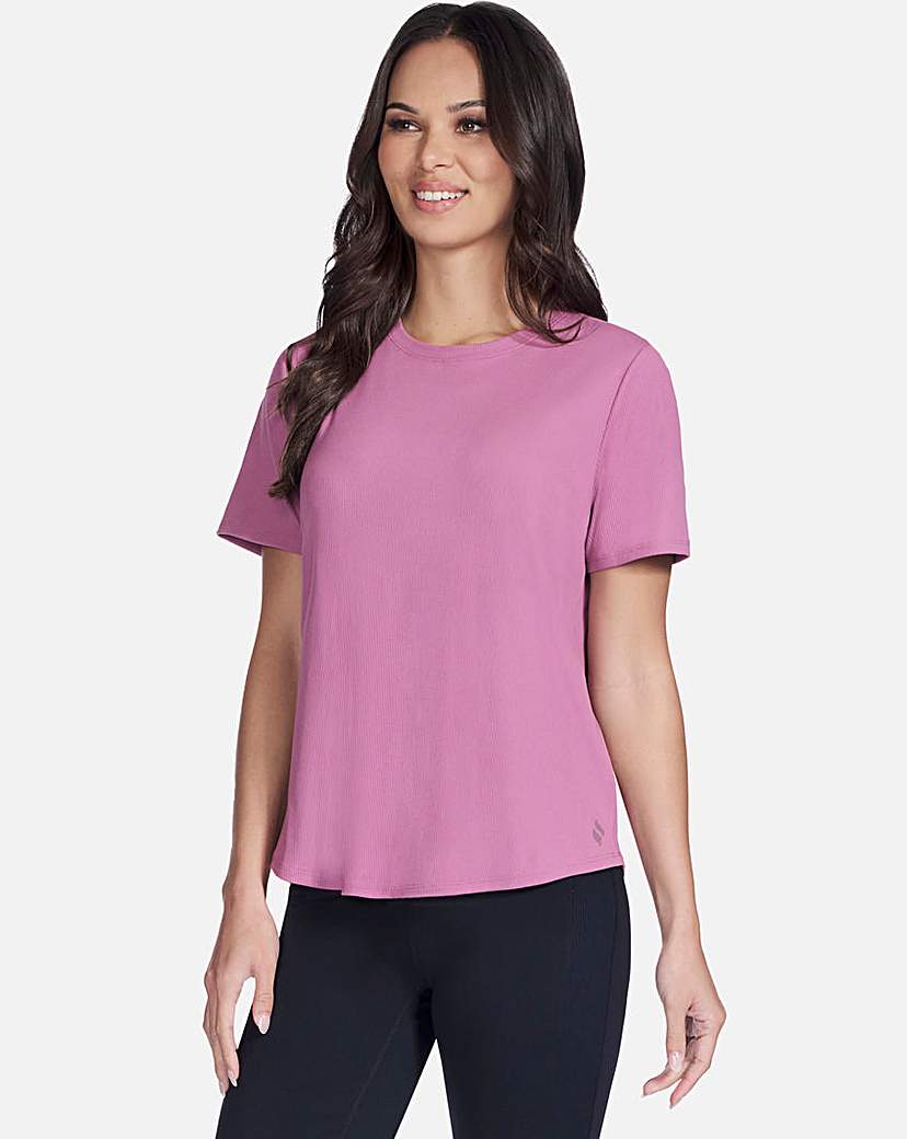 New In - Skechers Go Walk Luxe Rib T-Shirt