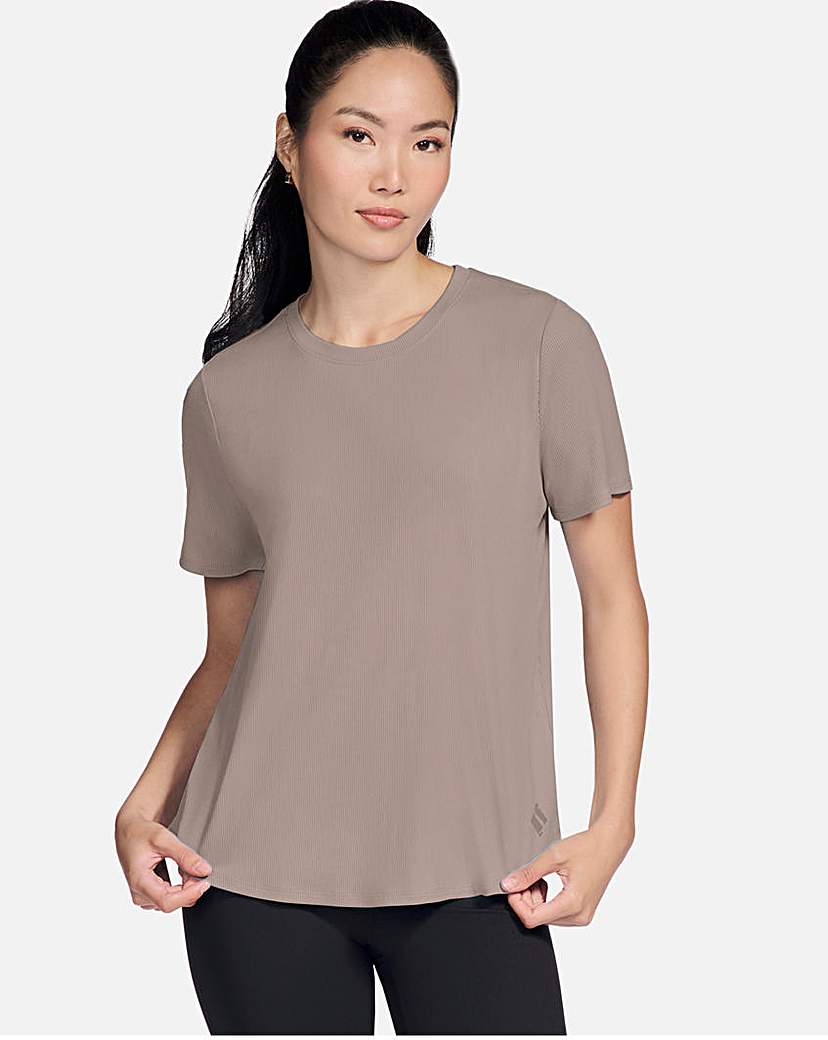 New In - Skechers Go Walk Luxe Rib T-Shirt