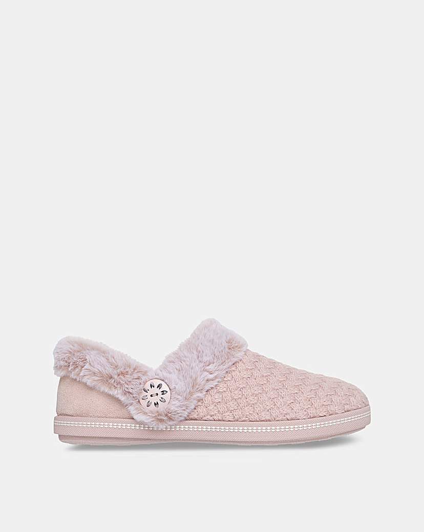 New In - Skechers Fur Memory Foam Slipper D Fit