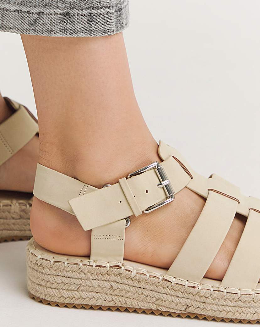 Fisherman Espadrille Sandal Wide