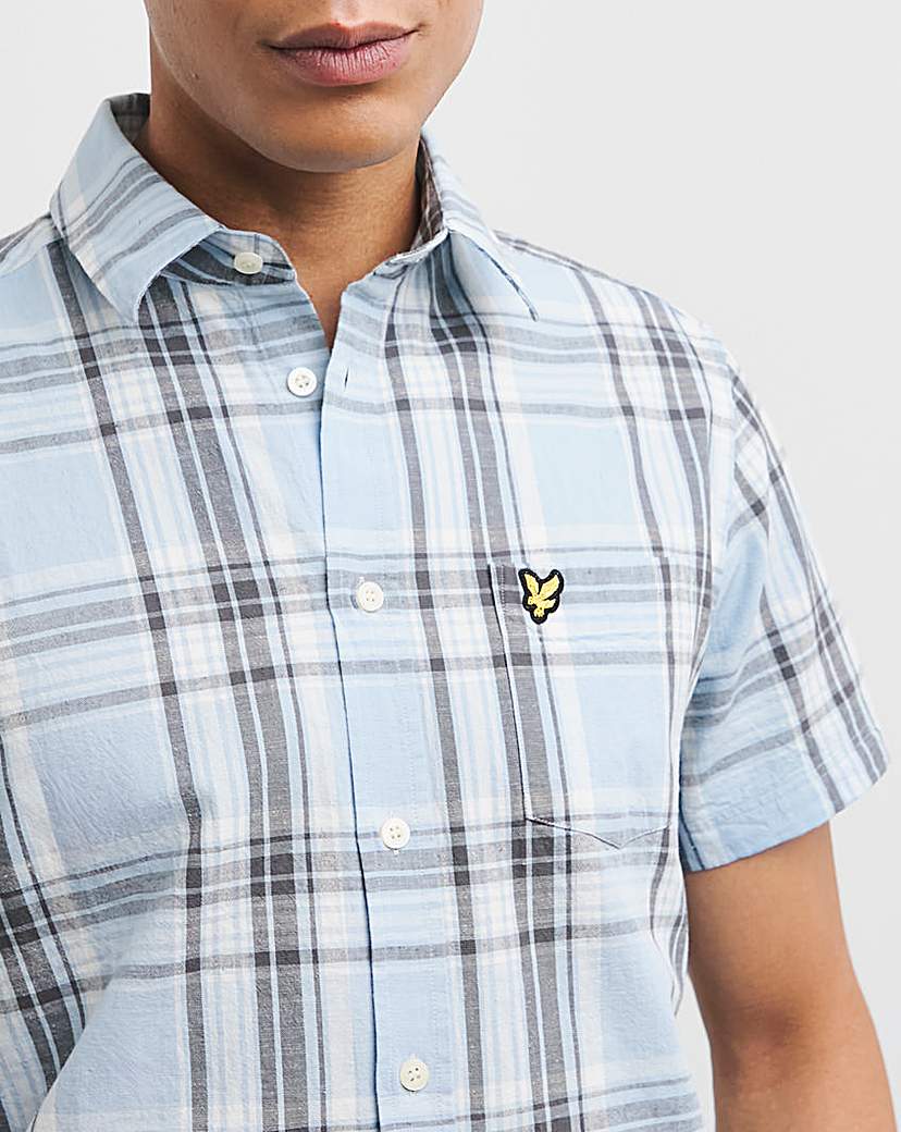 Lyle & Scott Blue Check Shirt