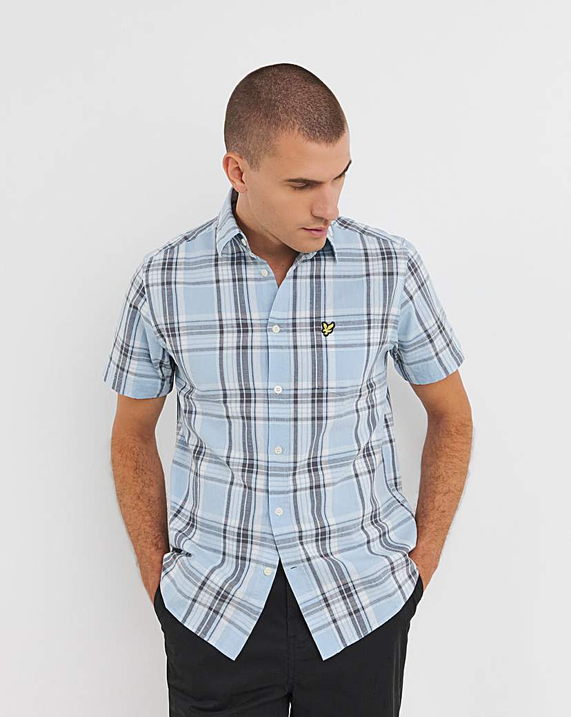 Lyle & Scott Blue Check Shirt