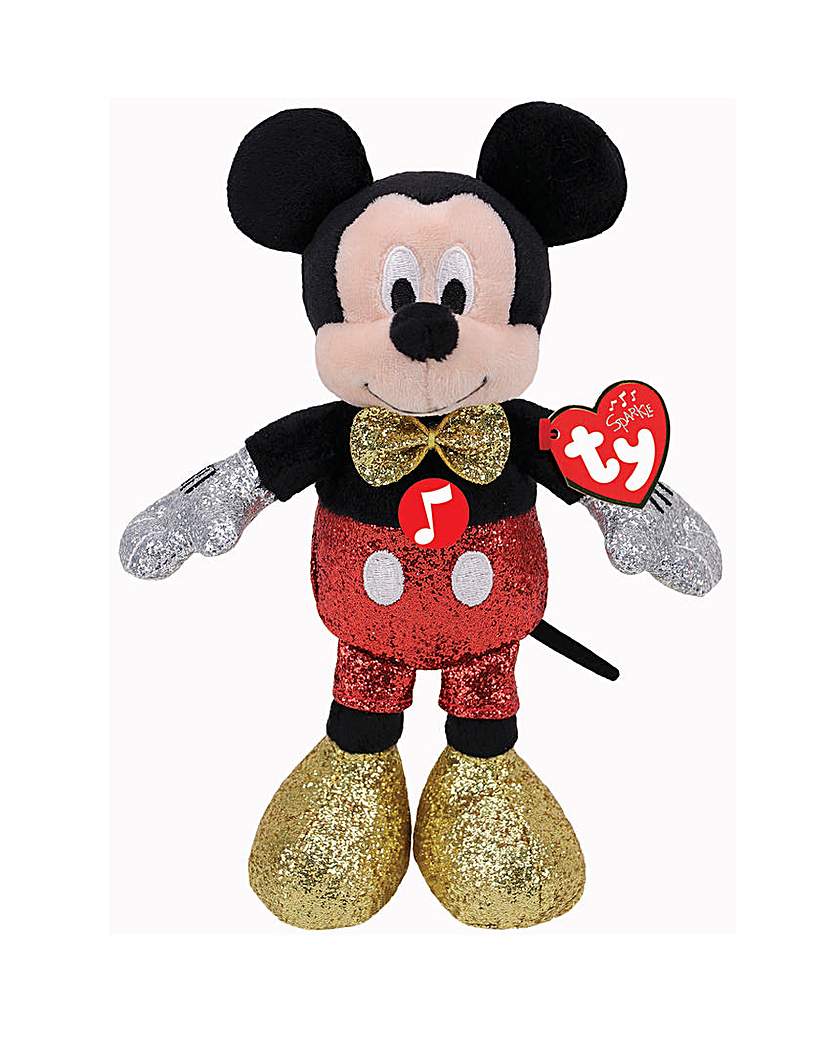 Image of TY Disney 20cm Mickey Mouse Sparkle