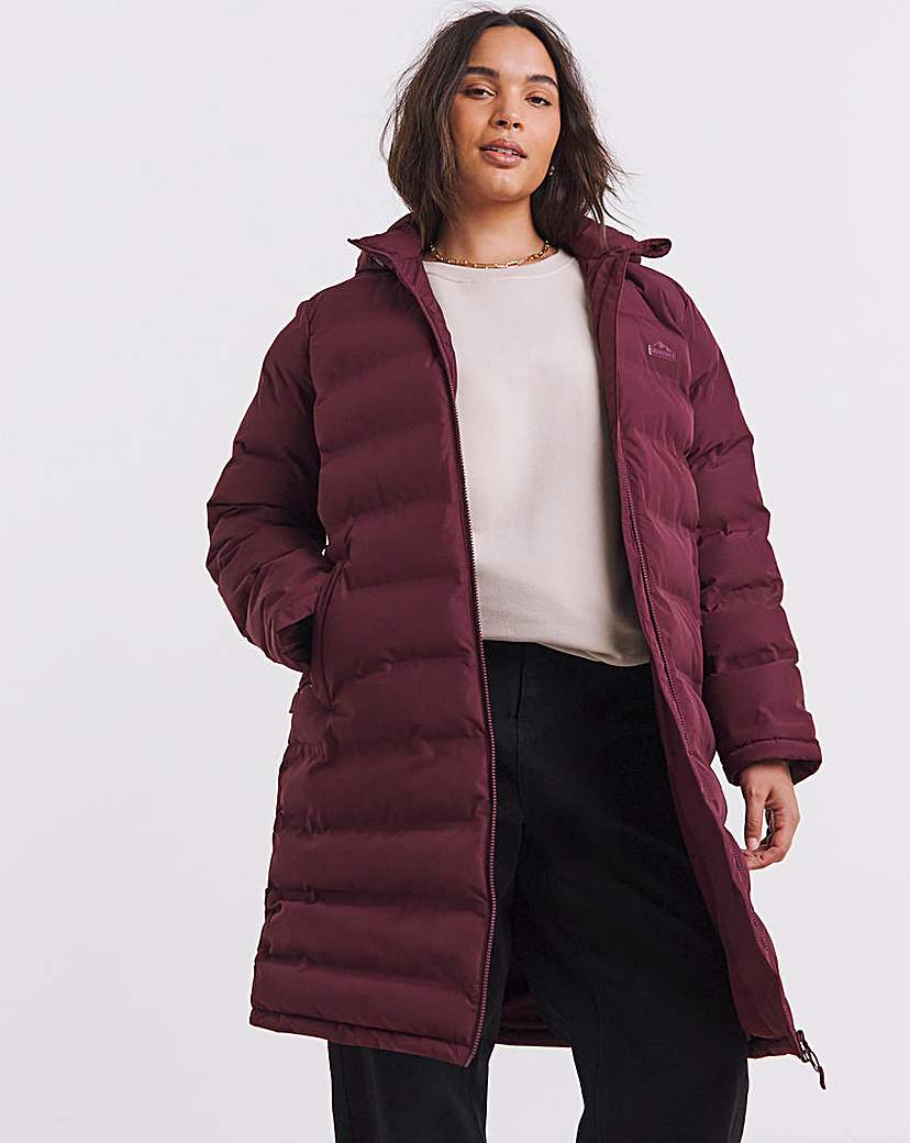 New In - Snowdonia Showerproof Long Padded Jacket
