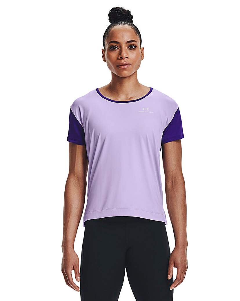 Under Armour Rush Energy Novelty T-Shirt - Purple/Silver