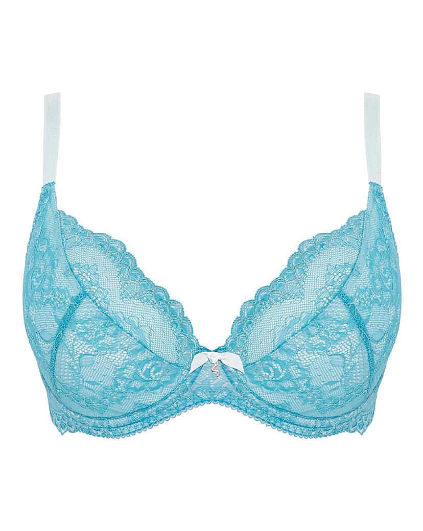 Gossard Superboost Lace Plunge Bra Blue
