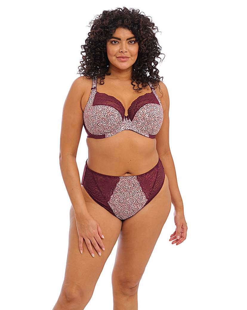 Elomi Lucie Printed Plunge Wired Bra