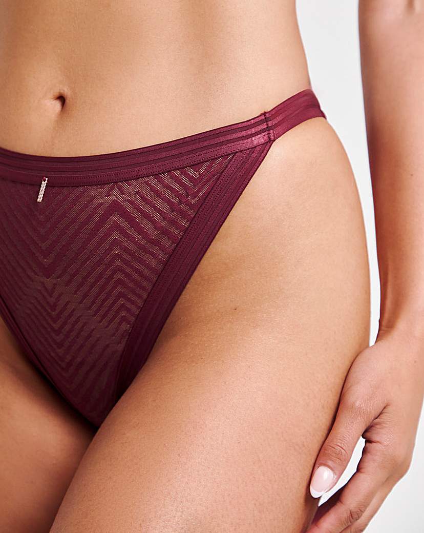 Freya Tailored Knicker Dark Cherry