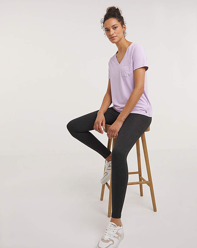 Skechers Godri Serene V-Neck T-Shirt