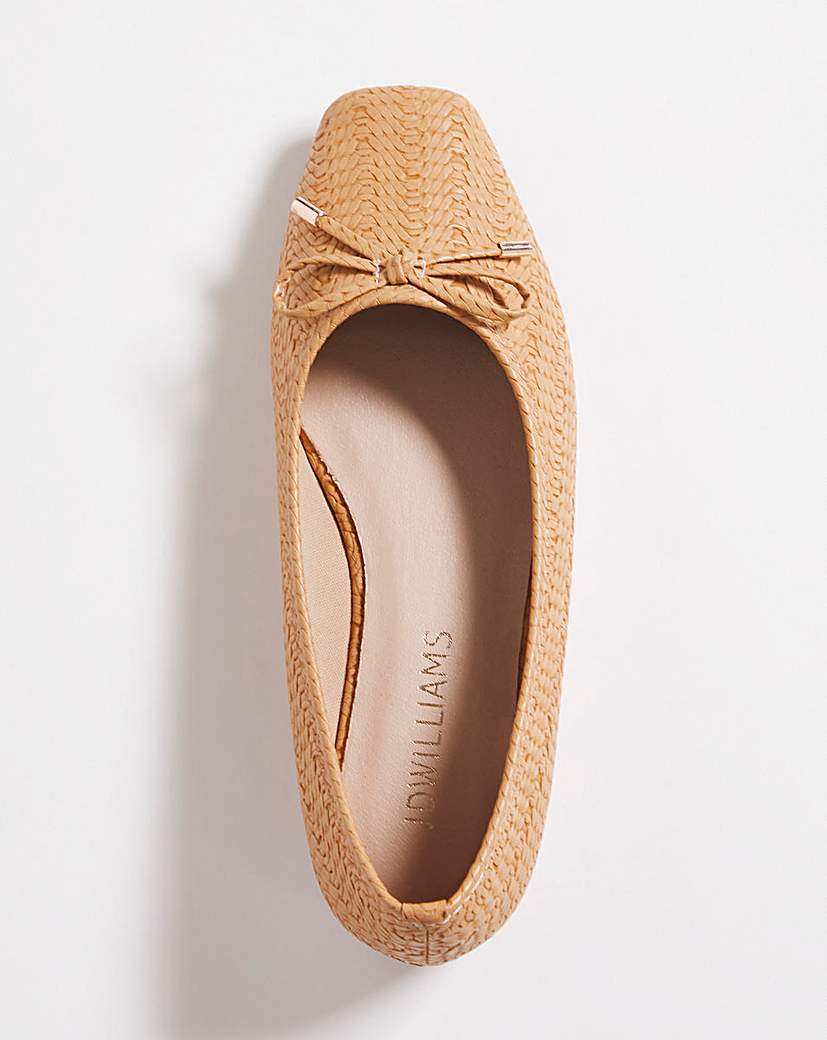 Square Toe Ballerina E Fit
