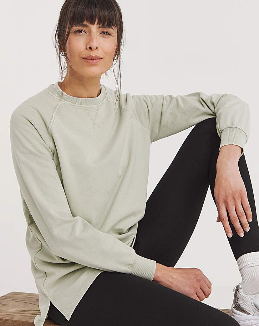 Green Classic Longline Sweat