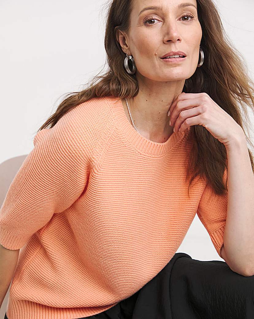 CREW NECK RAGLAN SLEEVE JUMPER