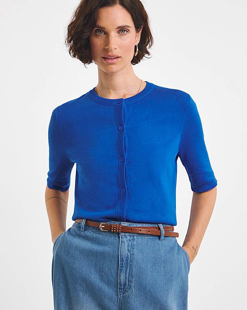 SHORT SLEEVE CARDIGAN