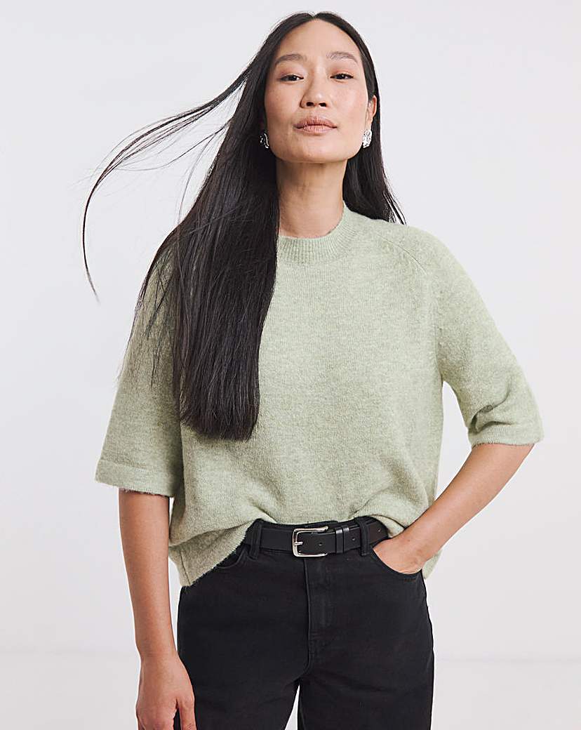 New In - SPONGE SHORT SLEEVE RAGLAN JUMPER