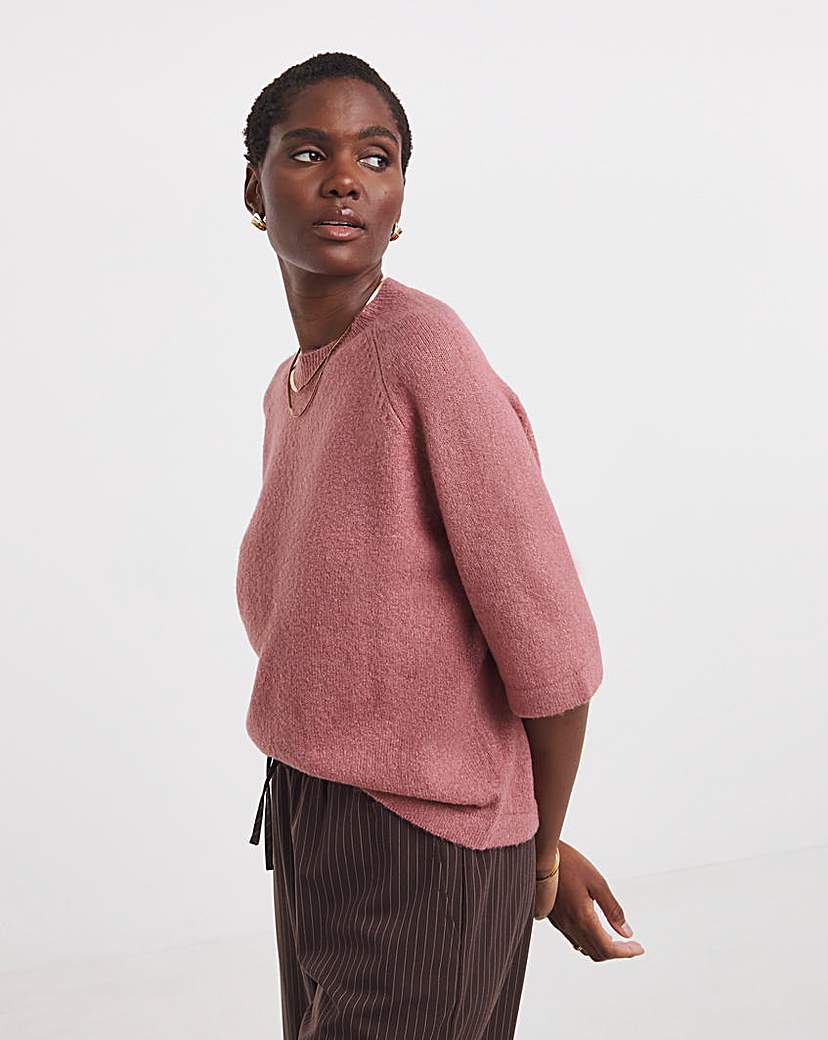 New In - SPONGE SHORT SLEEVE RAGLAN JUMPER