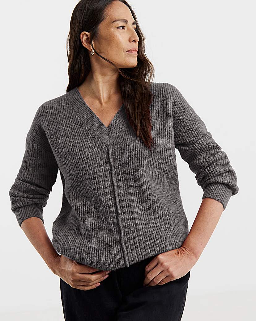 SPONGE V NECK JUMPER