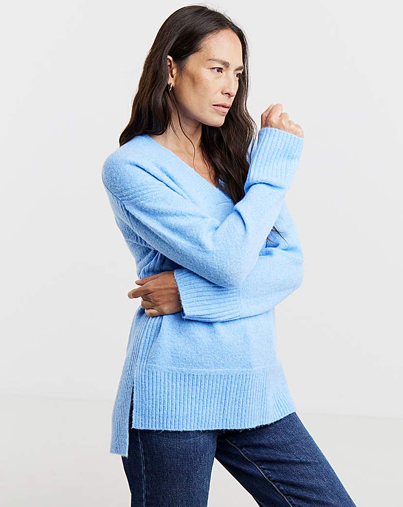 New In - SPONGE N VECK SIDE RIB TUNIC