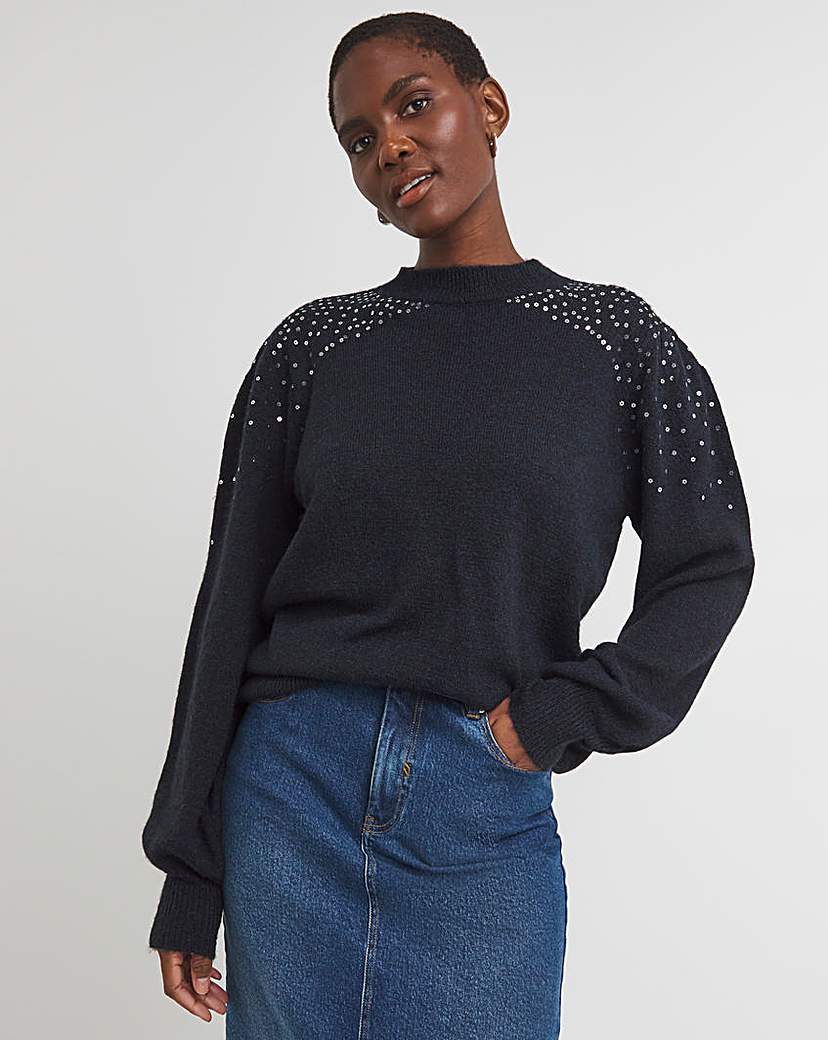 Scatter Sequin Jumper