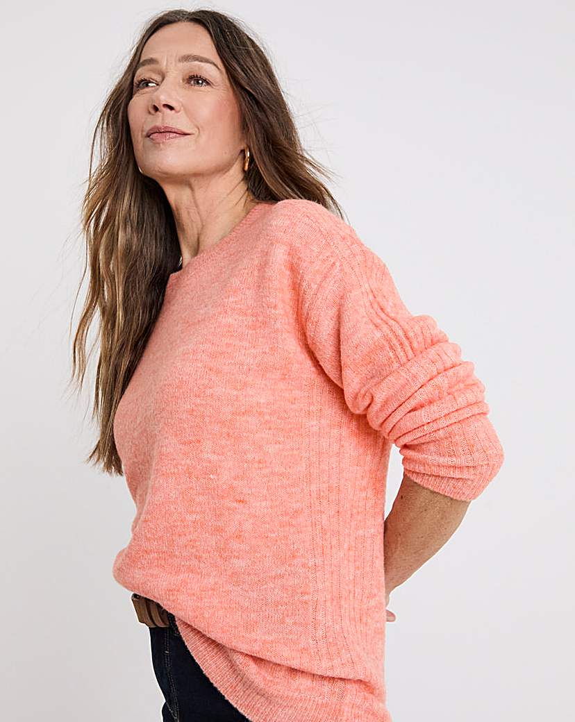 RIB SHOULDER AND SIDE SEAM JUMPER