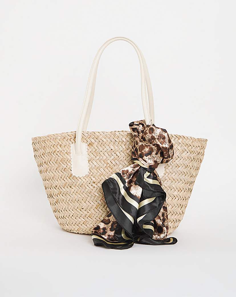 New In - Raffia Basket Bag