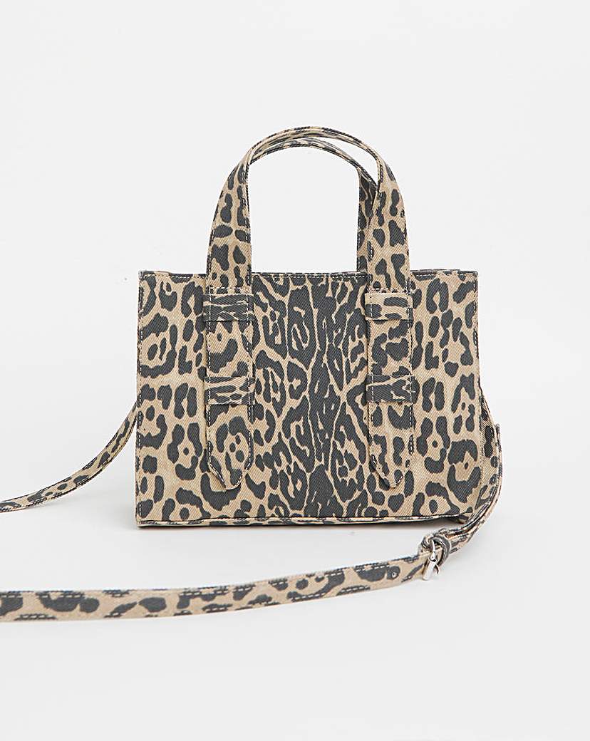 New In - Leopard Mini Tote Bag