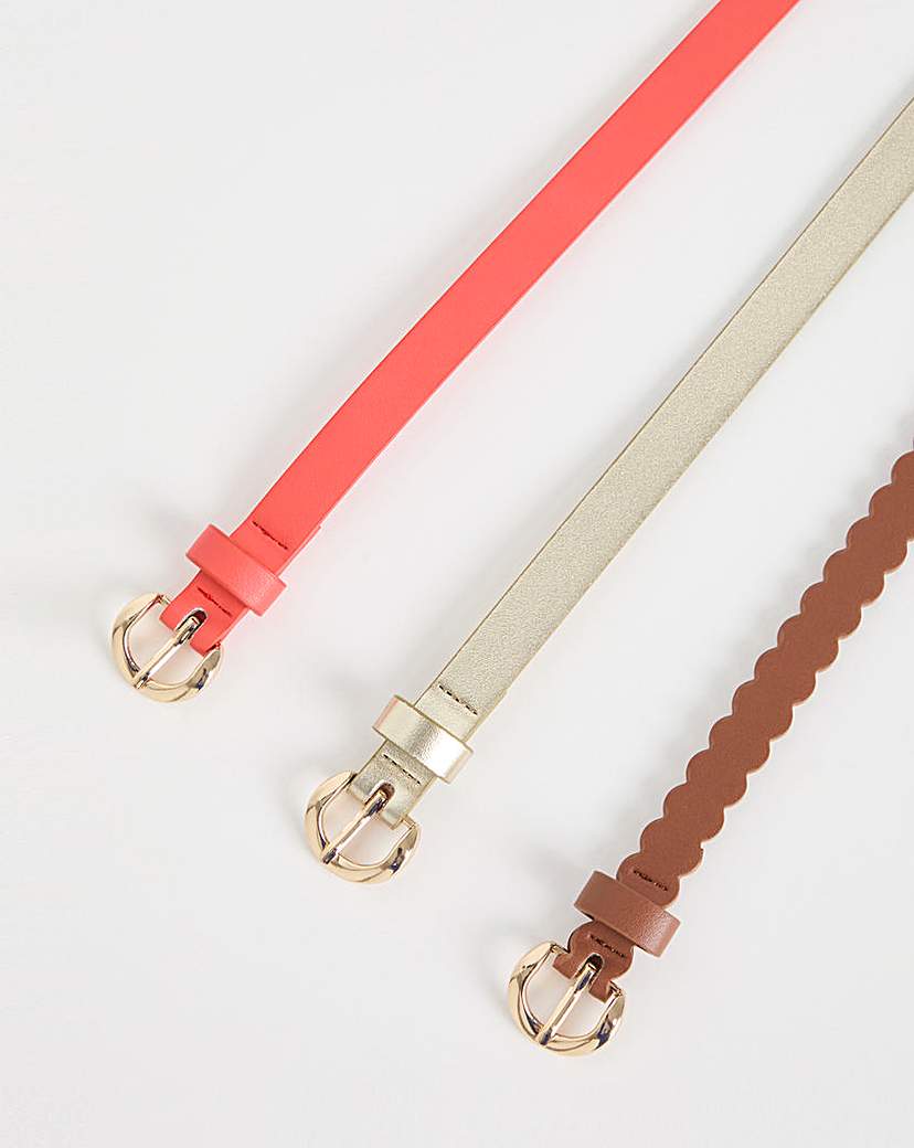 Multi 3 Pack Belt - Multi
