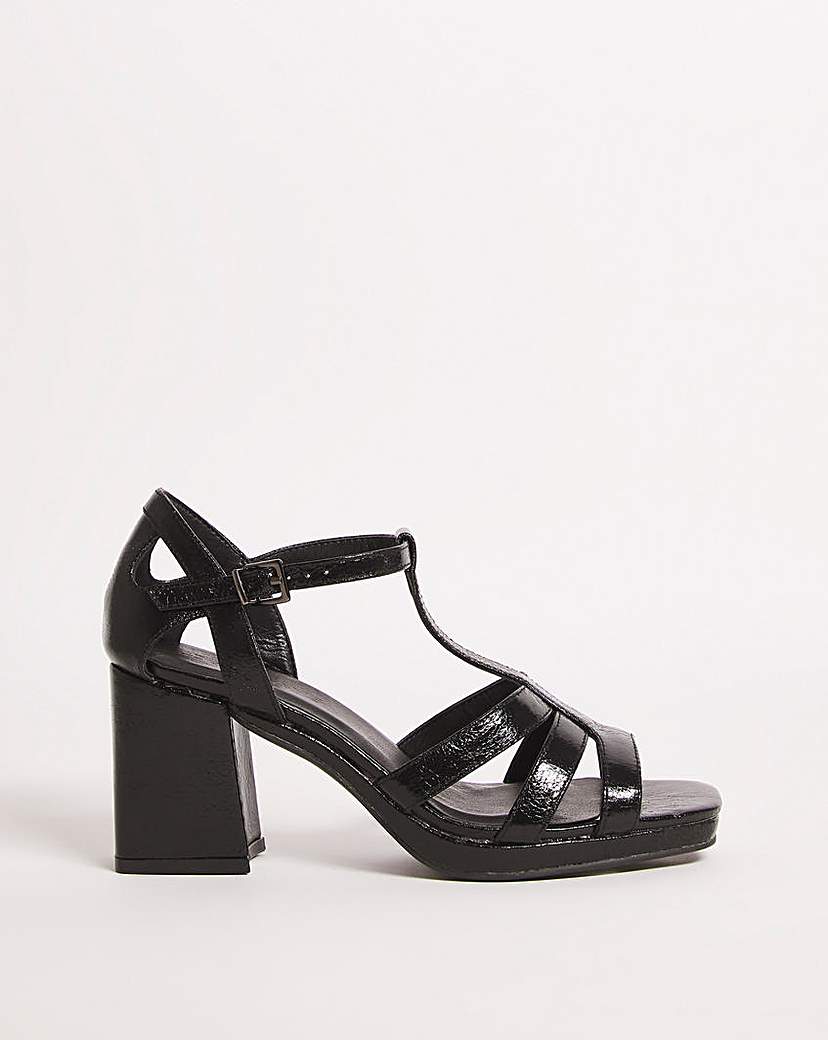 Joanna Hope T Bar Platform Sandal E Fit