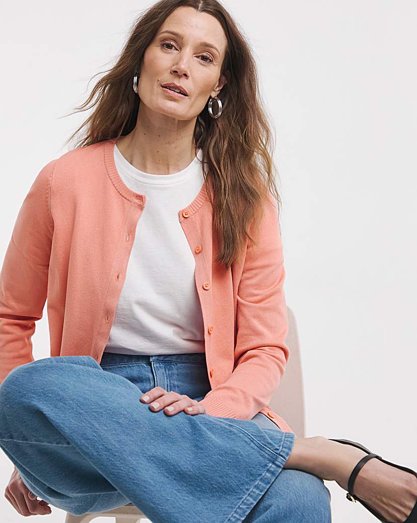 Crew Neck Cardigan